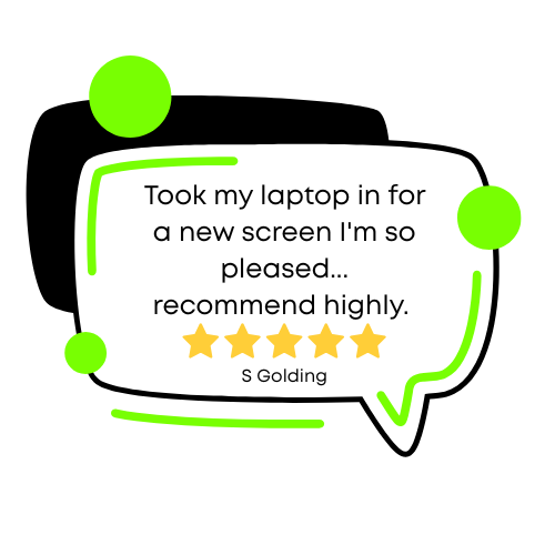 Five star customer review on ipad